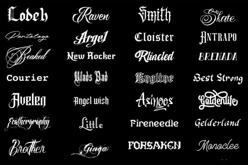 Vì sao nhiều người thích tạo font chữ tattoo online
