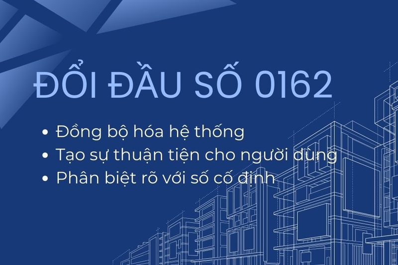 Vì sao phải đổi đầu số 0162 thành 032