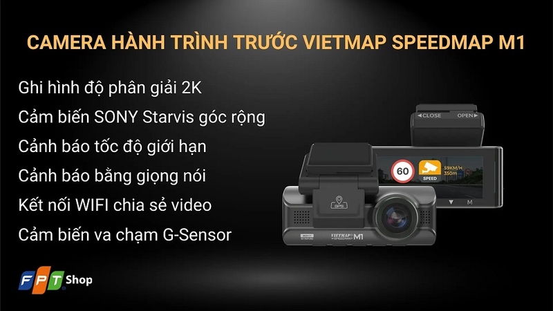 Camera có tính năng cảnh báo giao thông