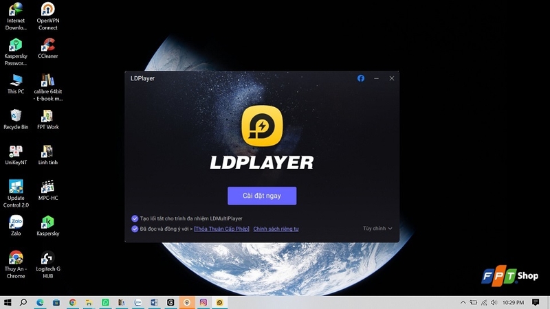 Tải file LDPlayer và cài đặt cho máy tính
