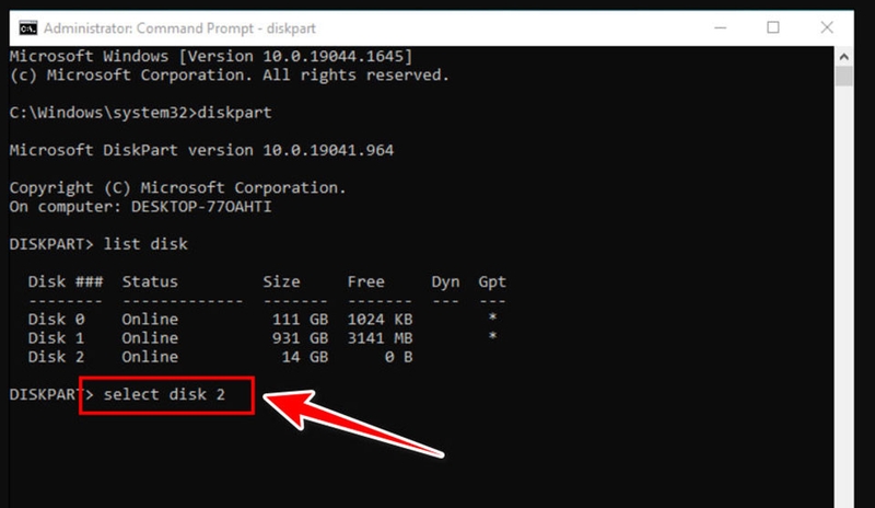 Windows cannot be installed to this disk - 06