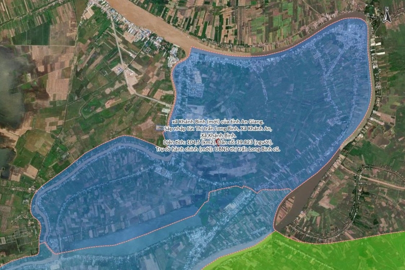 Xã Khánh An của An Giang sau sáp nhập