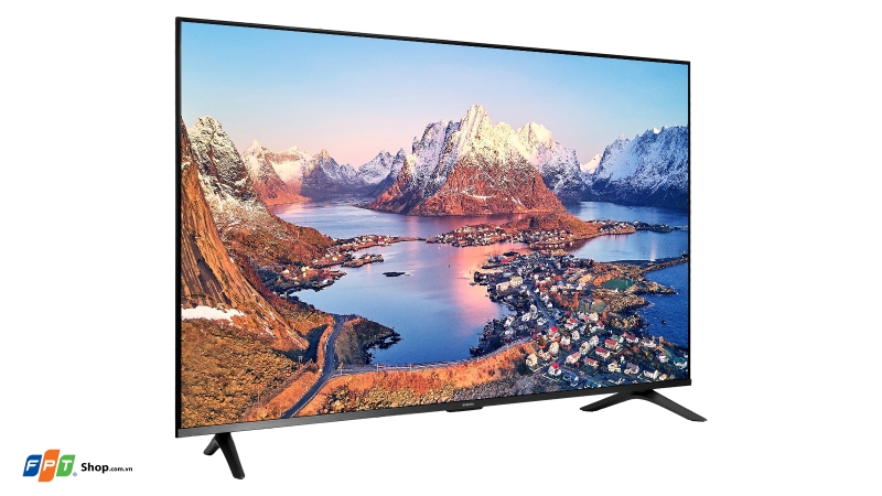 Tivi Xiaomi QLED 55 inch 4K A Pro 2026 L55MB-APSEA đặt trên chân đế