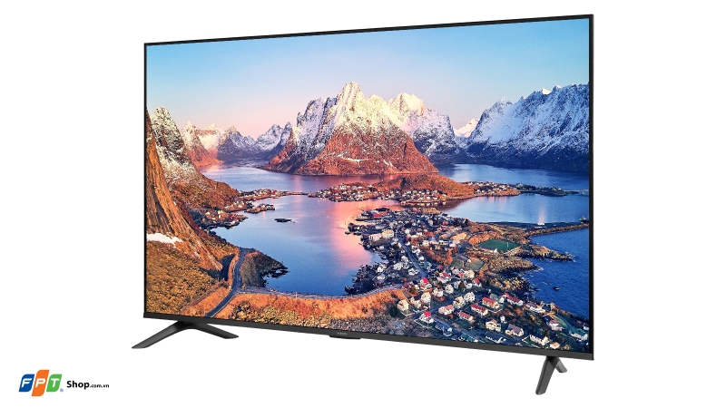 Tivi Xiaomi A Pro 55 inch nhìn chính diện có chân đế