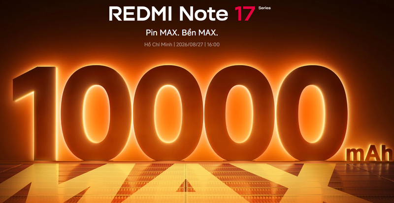 Xiaomi Redmi Note 17 Pro Max ấn định ra mắt ngày 27/8 tới