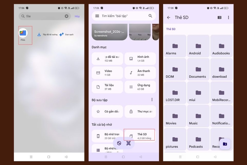 Xóa file .nomedia