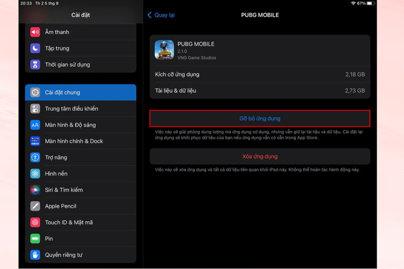 Xóa và cài đặt lại các ứng dụng iPad 2