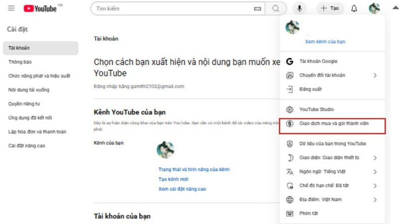 Hướng dẫn đăng ký mua YouTube Premium Family giá rẻ