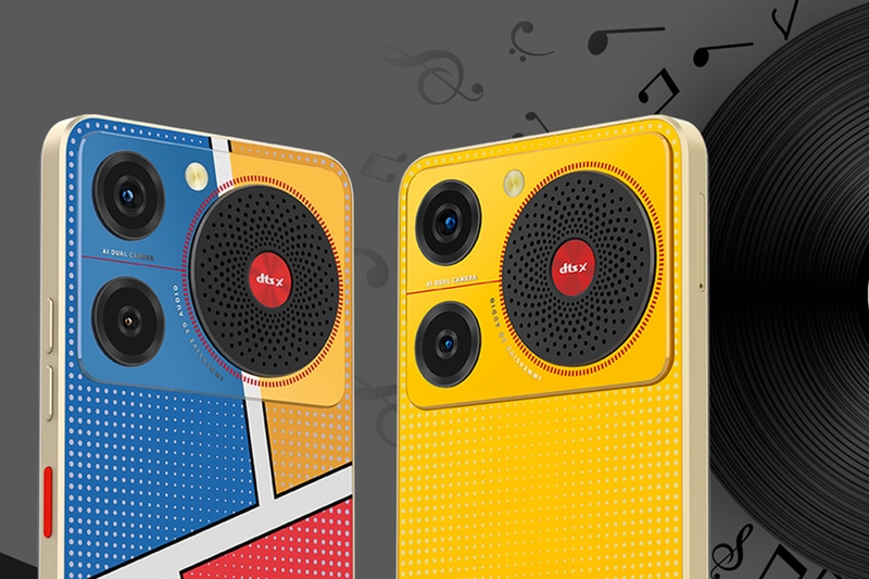 Nubia Music còn được trang bị khung viền nhựa chắc chắn với các cạnh vuông vắn