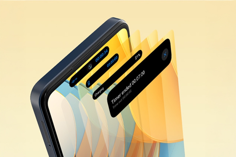 Màn hình của ZTE Nubia V60 Design mang lại trải nghiệm thị giác ấn tượng