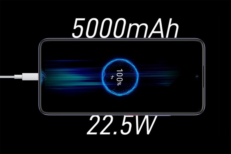 Với viên pin 5000mAh, ZTE Nubia V60 Design hứa hẹn mang lại trải nghiệm sử dụng dài lâu
