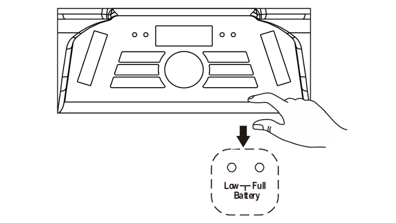 Một số dấu hiệu cho biết pin loa kéo gần cạn