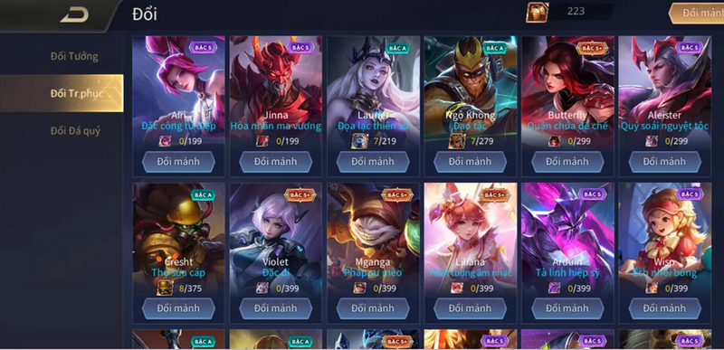 Nhận acc liên quân miễn phí