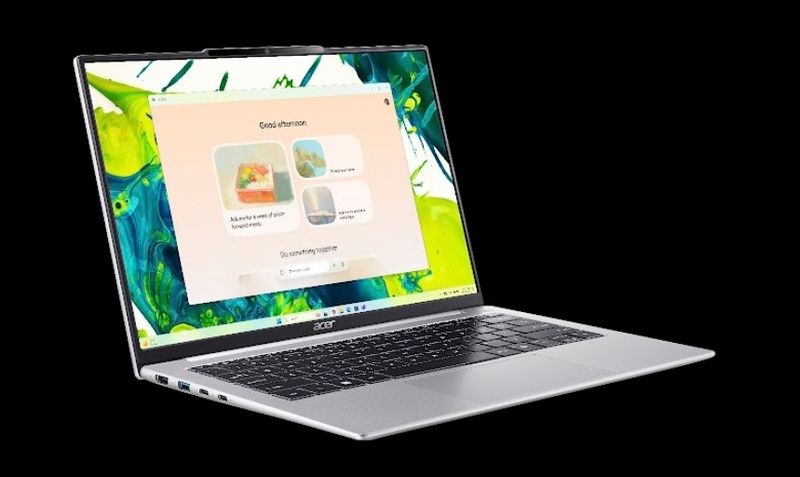 Acer Aspire Lite 14 AI AL14-53P-5387 - RAM DDR5 16 GB và SSD 512 GB: Vận hành luôn ổn định