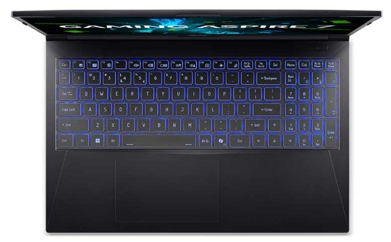 Acer Gaming Aspire 7 A715-59G-78WG trang bị Bàn phím RGB 1 vùng với 15 tùy chọn màu
