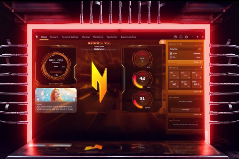 Acer Gaming Nitro V 16 AI ProPanel ANV16S-71-75LR RAM 32GB