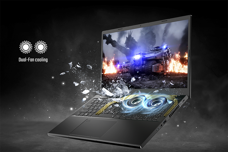 Acer Nitro V 15 ProPanel ANV15-51-534U tản nhiệt kép
