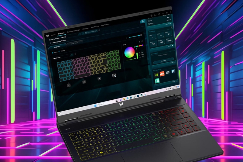 Acer Predator Helios Neo 14 PHN14-51-96HG tuỳ chỉnh dễ dàng