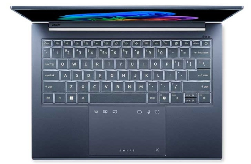 Acer Swift Go 14 AI SFG14-75-765M trang bị sẵn 32 GB RAM LPDDR5X