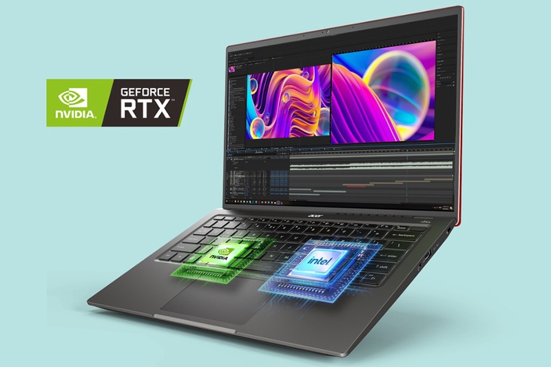 LAPTOP ACER SWIFT X 14 SFX14-72G-708X ULTRA 7 155H/32GB/SSD 1TB/VGA RTX 4060 8GB/LCD 14.5INCH 2K8 OLED Acer Swift X AI SFX14-72G-708X 5