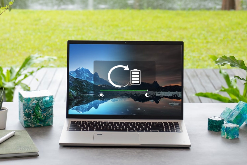 Acer Vero 16 được trang bị pin 71 Wh, kết hợp nền tảng Intel Core Ultra Series 3 hướng đến khả năng cân bằng hiệu năng và thời lượng sử dụng.