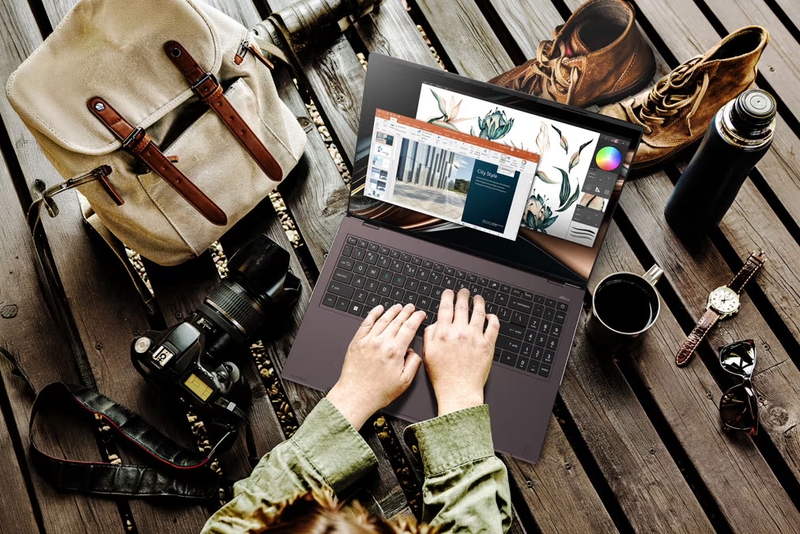 Acer Vero 16 trang bị AcerSense và Acer MyKey, giúp thao tác nhanh hơn trong quá trình sử dụng.