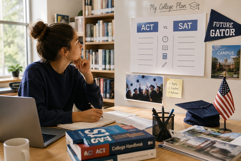 SAT không có Science riêng, ACT cho phép thi Science