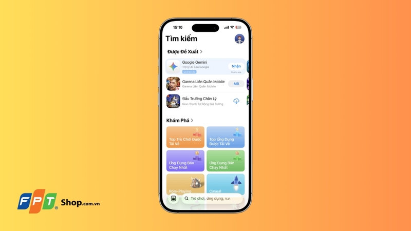 Mở App Store