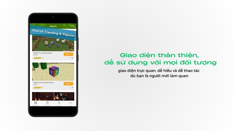 Giao diện thân thiện, dễ sử dụng với mọi đối tượng