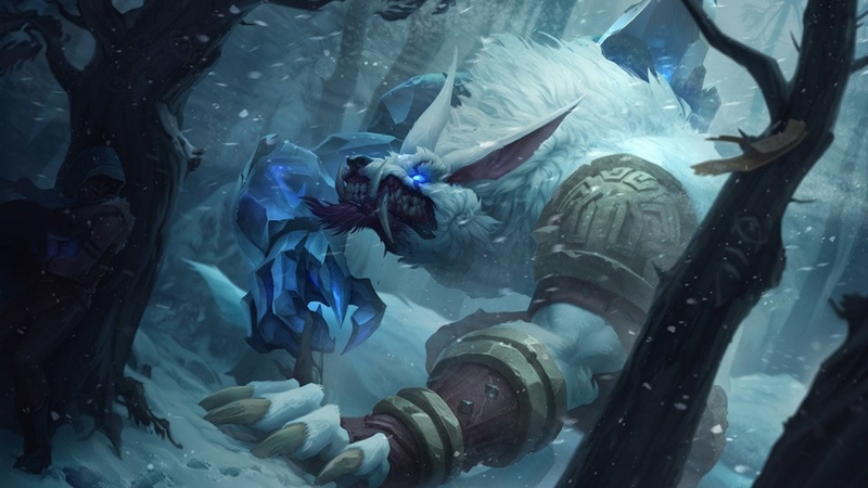 Warwick cần Huyết Kiếm, Quyền Năng Khổng Lồ và Áo Choàng Bóng Tối