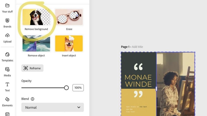 Công nghệ AI của Adobe giúp tách nền một cách chính xác