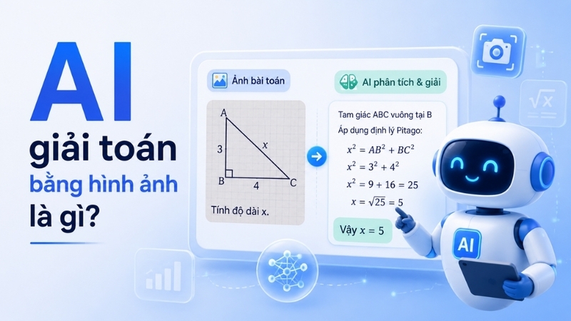 AI giải toán bằng hình ảnh là gì?