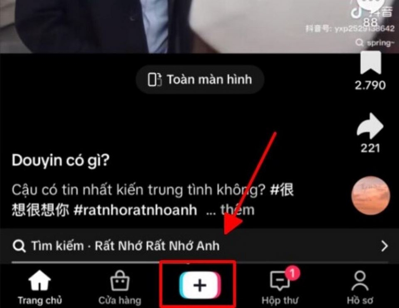 Mở ứng dụng TikTok trên thiết bị của bạn