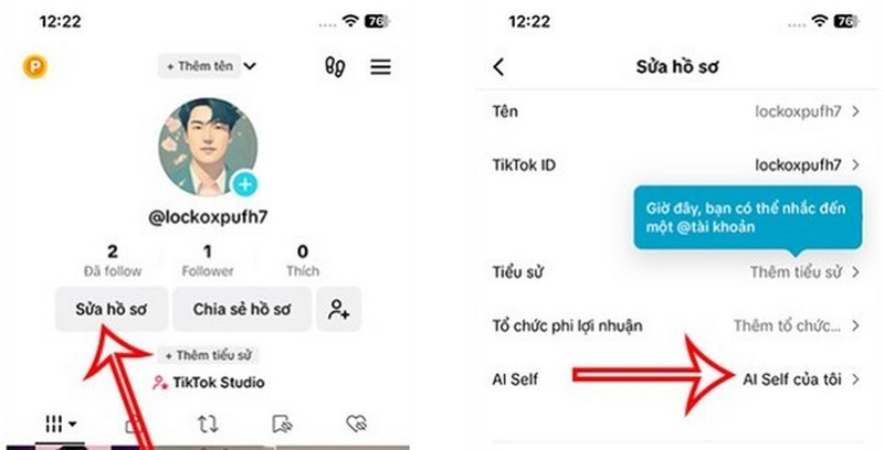 Cách  xóa AI Self trên TikTok nhanh chóng