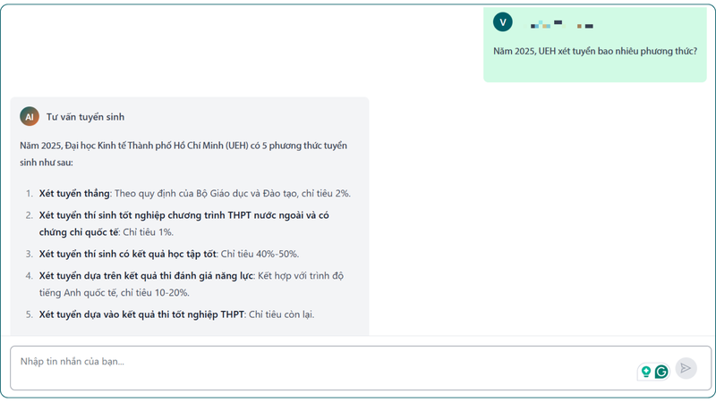 UEH AI Chatbot