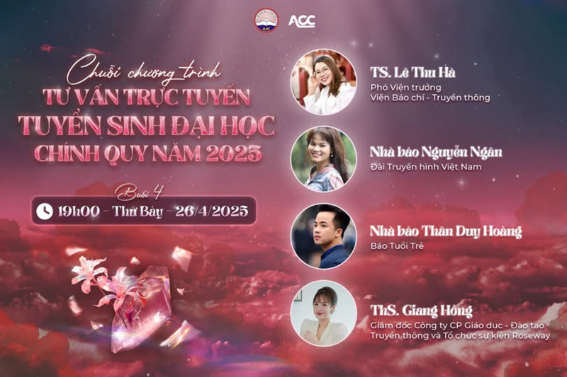 Thông tin tuyển sinh hình thức chính quy của AJC năm 2025