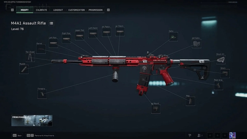 Kiểu build súng máy (băng đạn lớn)