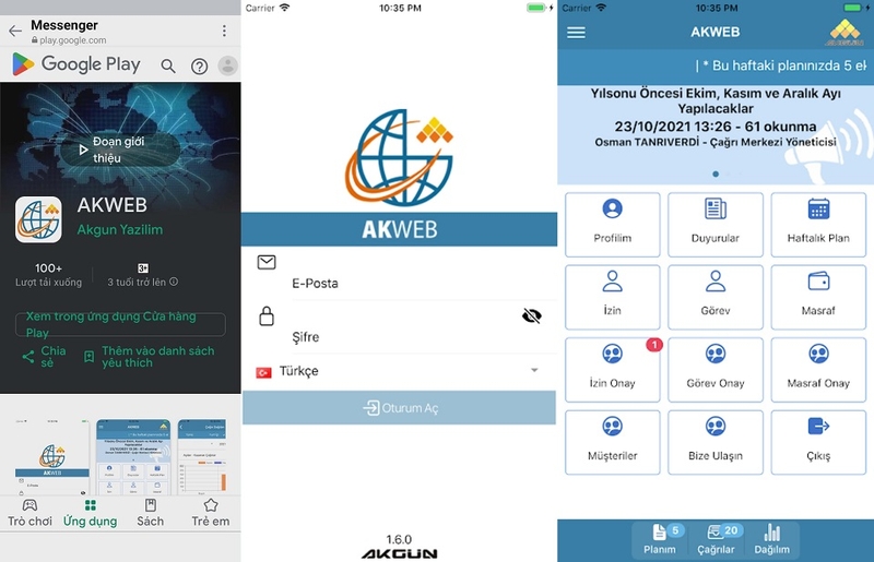 Cách tải Akweb cho Android