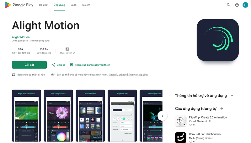 alight motion 4.0.4 pro - Hình 3