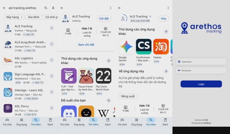 Tải về cho thiết bị Android