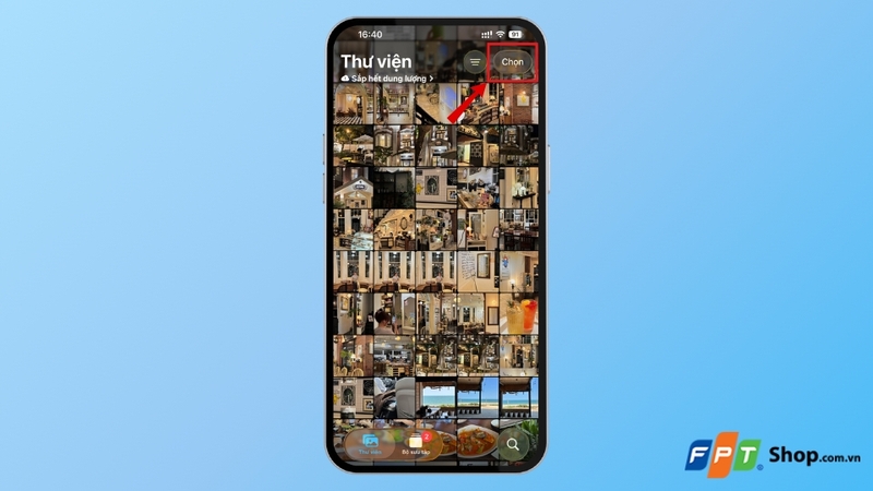 Chọn ảnh và video trên iPhone cần ẩn