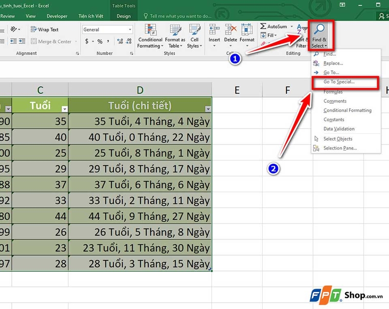 Cách ẩn công thức trong Excel - 06