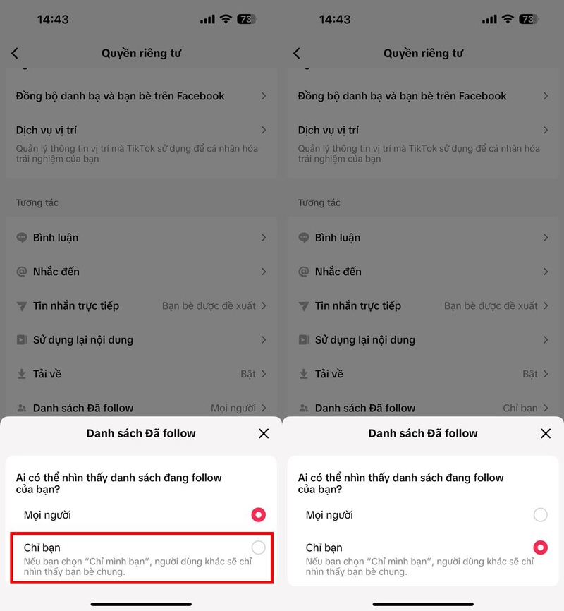 Cách ẩn danh sách đã follow trên TikTok ảnh 3