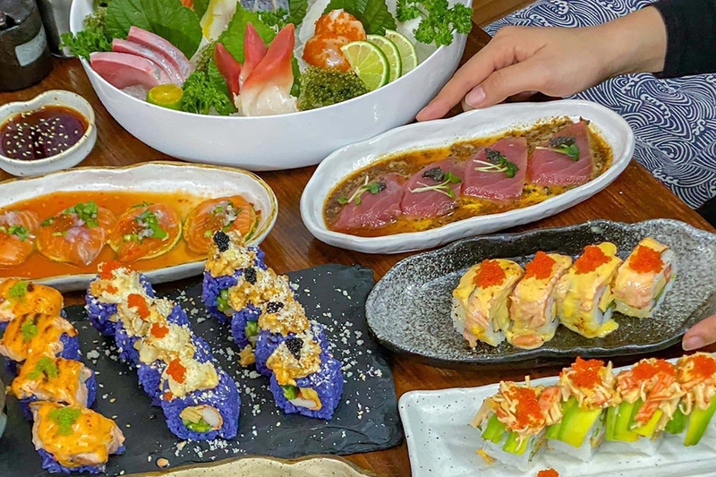 Kimochi: Sushi và sashimi