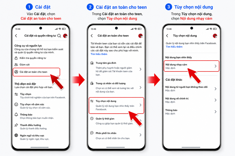 ẩn nội dung nhạy cảm trên Facebook 6
