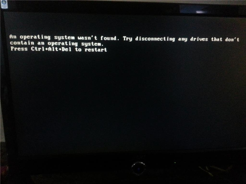 An operating system wasn't found hình 2