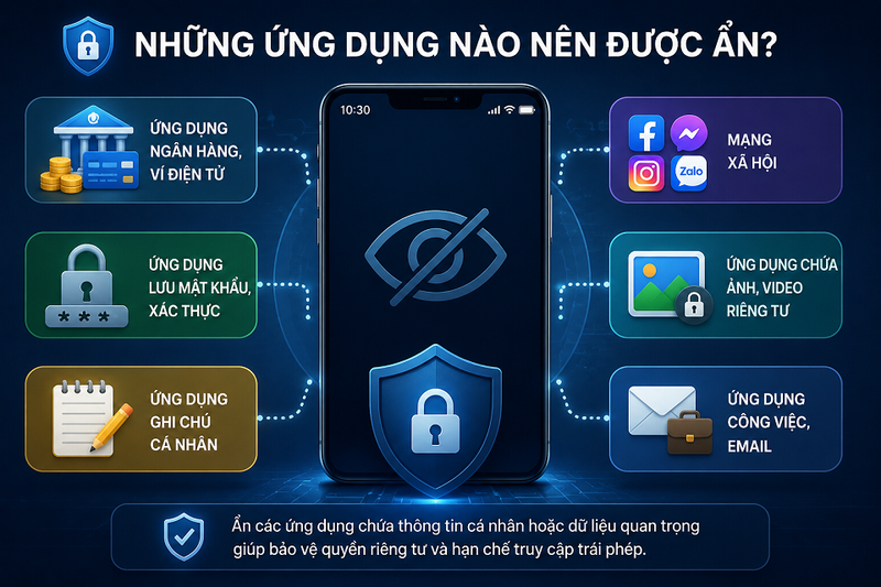 Những ứng dụng nào nên được ẩn?