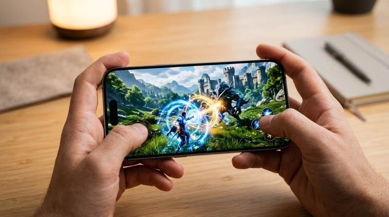 Chơi game đồ họa 3D trên iPhone dùng chip A16 Bionic