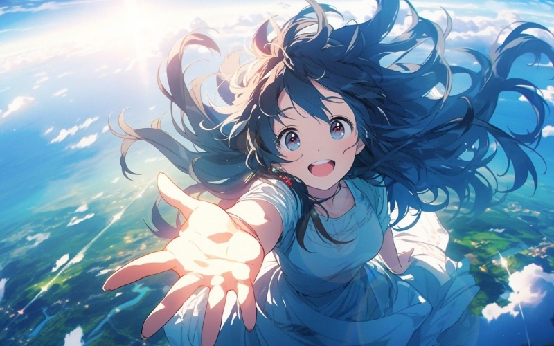 Ảnh anime 4D phong cách đáng yêu, cute cho máy tính 2