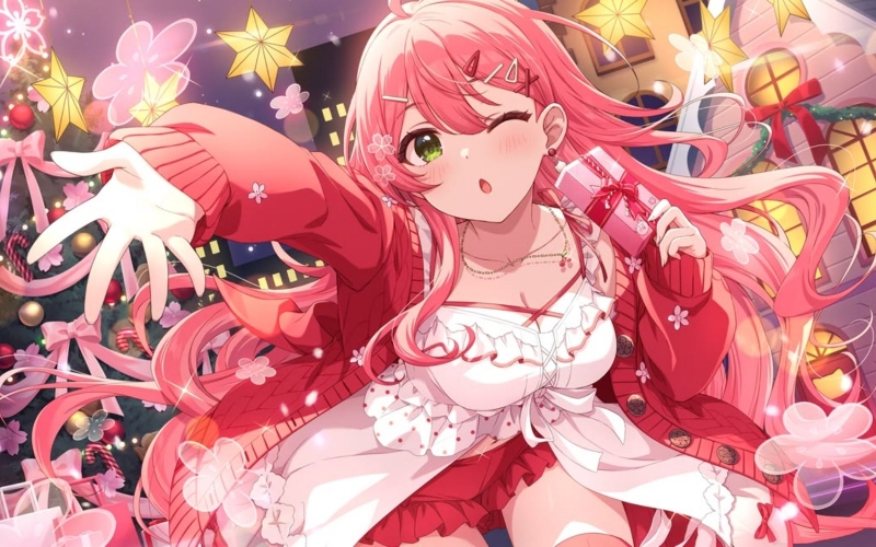 Ảnh anime 4D phong cách đáng yêu, cute cho máy tính 3